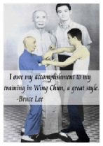 Ip Man chi sau's with his student Bruce Lee